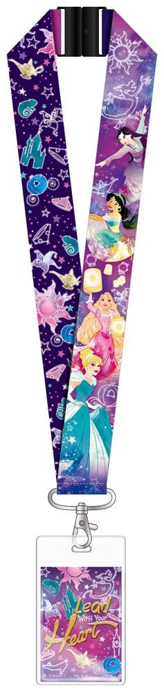 Disney Princess Cordón de lujo con tarjetero Lead with your heart
