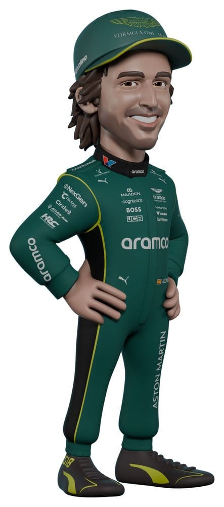 Fórmula 1 Minix Figura Fernando Alonso (Aston Martin) 12 cm