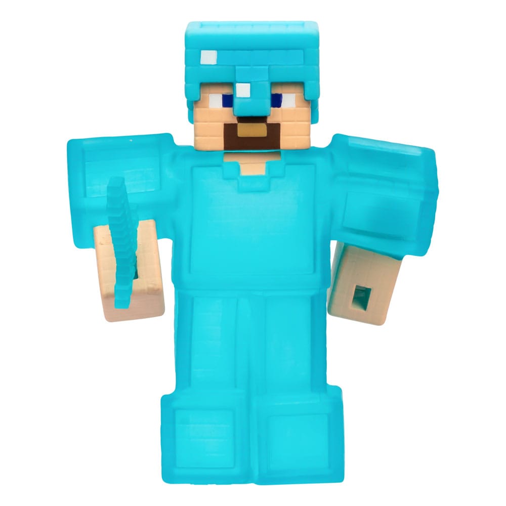 Minecraft Heroes of Goo Jit Zu Meteor Madness Figura elástica Steve 12 cm