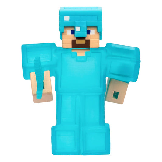 Minecraft Heroes of Goo Jit Zu Meteor Madness Figura elástica Steve 12 cm