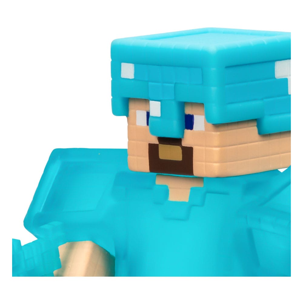 Minecraft Heroes of Goo Jit Zu Meteor Madness Figura elástica Steve 12 cm