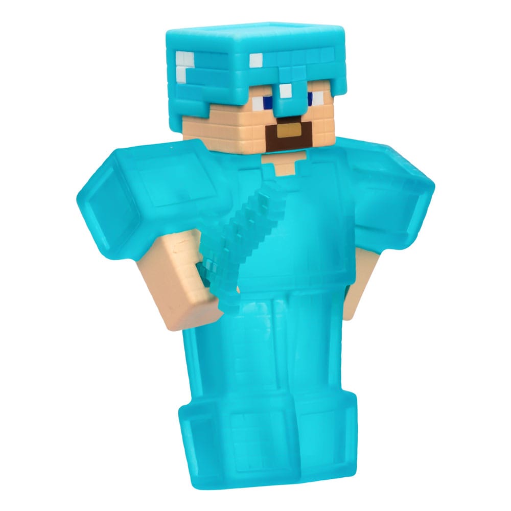 Minecraft Heroes of Goo Jit Zu Meteor Madness Figura elástica Steve 12 cm