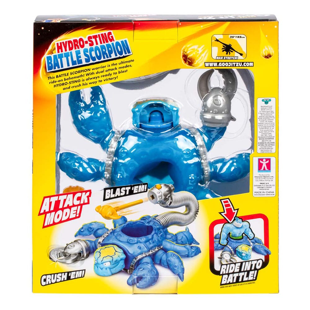 Heroes of Goo Jit Zu Meteor Madness Figura elástica Battle Scorpion Hydro Sting 22 cm