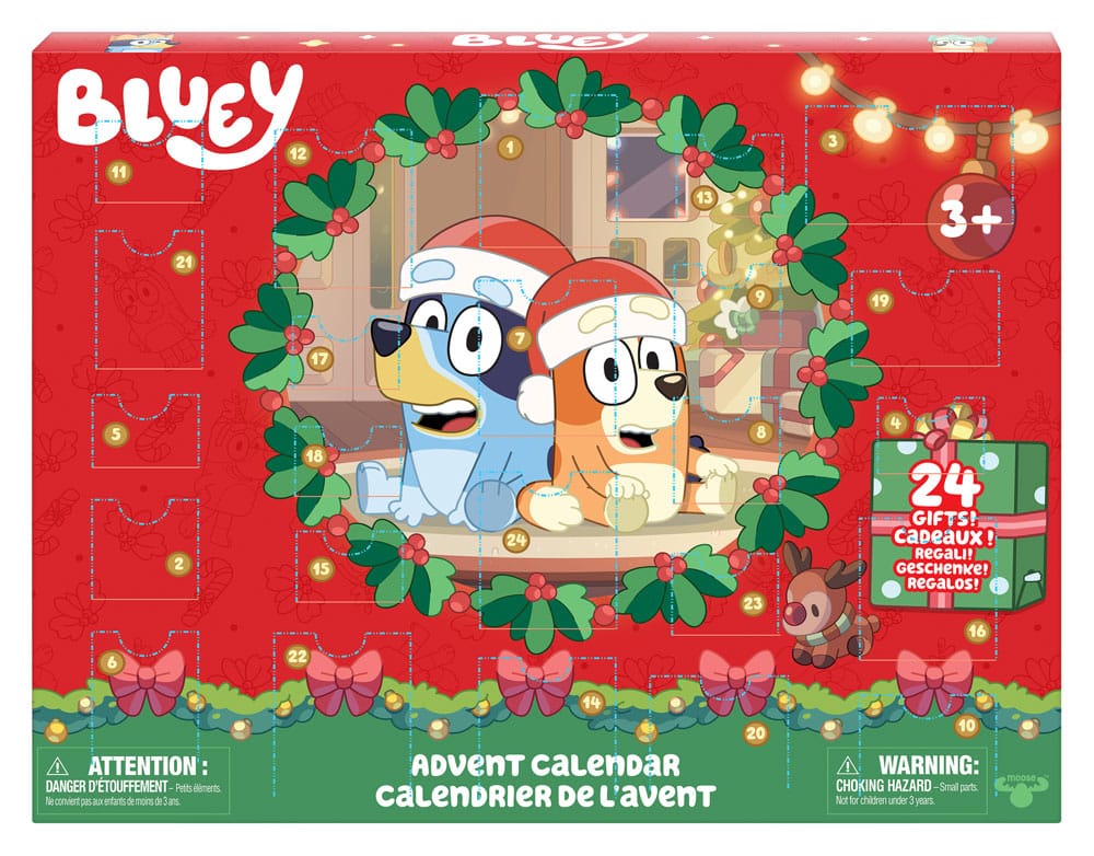 Bluey Calendario de adviento Miniaturas de Juego
