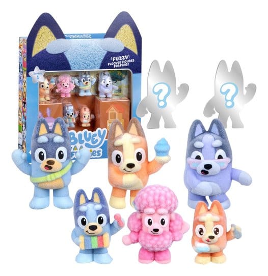 Bluey Fuzzies Pack de Figuras Deluxe