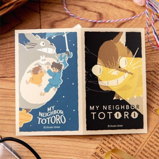 Mi vecino Totoro Pegatinas Catbus & Flying Totoro Retro