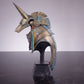 Stargate Desktop Replica Réplica de Casco Jackal Guard Helmet Anubis 15 cm