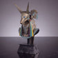 Stargate Desktop Replica Réplica de Casco Jackal Guard Helmet Anubis 15 cm