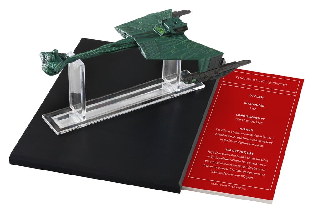 Star Trek Library Die-Cast Klingon D7 Battle Cruiser 10 cm - Z POP Toys