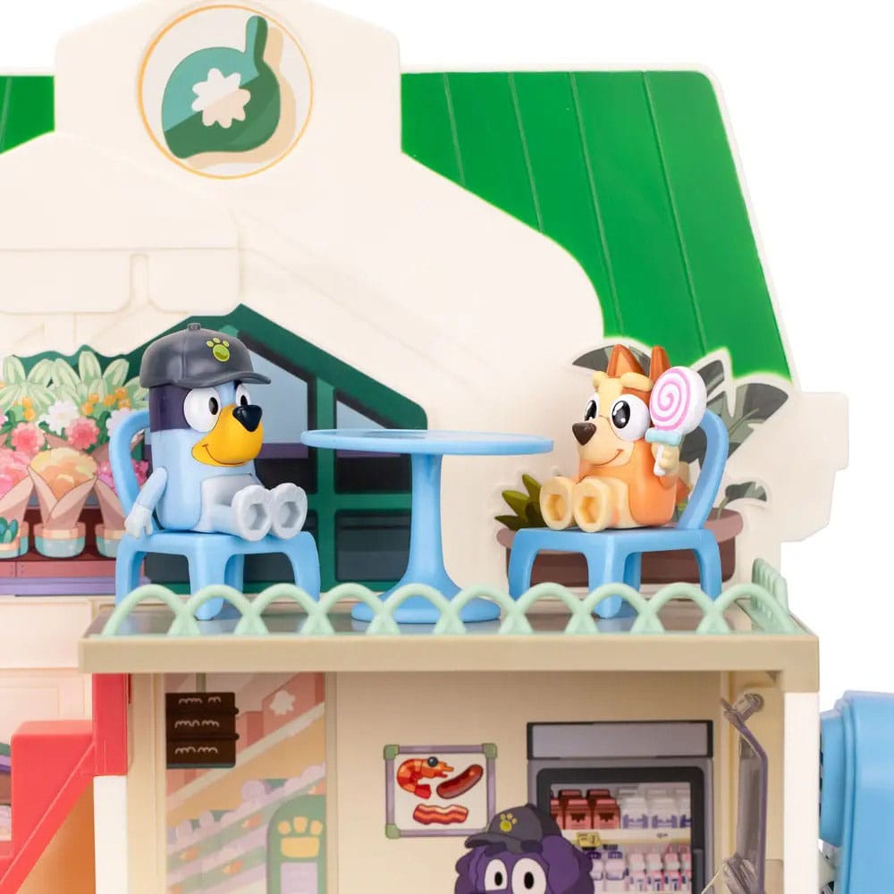 Bluey Set de juego Minifiguras Bluey Let's Play Chef Supermercado - Z POP Toys