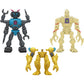 Mr. Beast Lab Hybrids Series 2 Minifiguras Pack de 2 Lab-Bot vs Gid Skeleton 11 cm