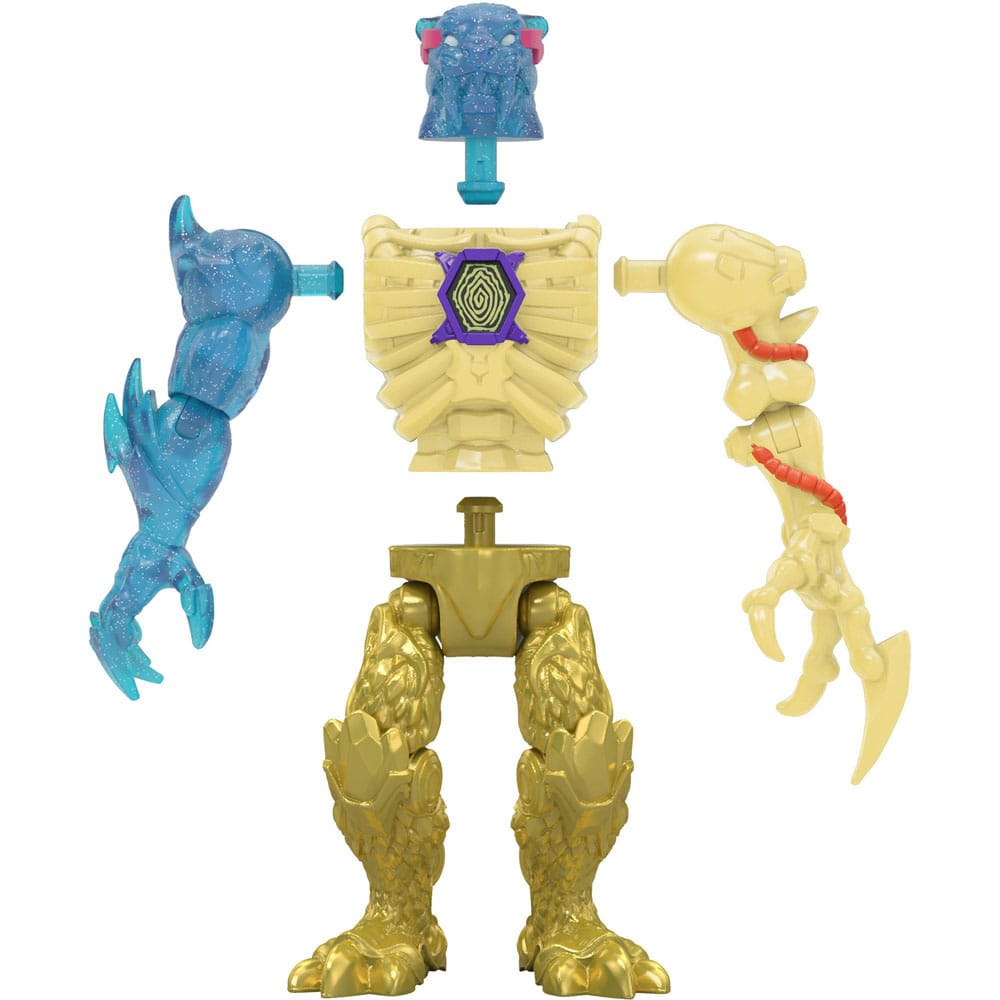 Mr. Beast Lab Hybrids Series 2 Minifiguras Pack de 2 Lab-Bot vs Gid Skeleton 11 cm