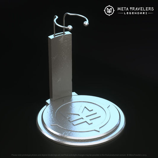 Legendari Soporte para Figuras con logotipo de MetaTravelers - Z POP Toys