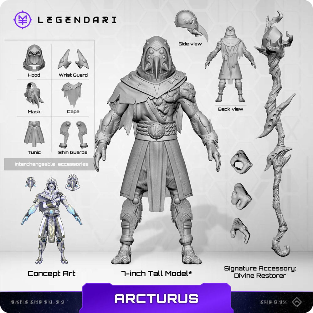 Legendari Actionfigur 1/10 Arcturus 18 cm - Z POP Toys