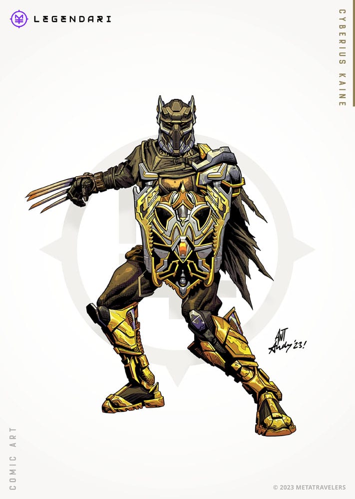 Legendari Actionfigur 1/10 Cyberius Kaine 18 cm - Z POP Toys