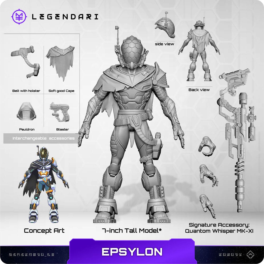 Legendari Actionfigur 1/10 Epsylon 18 cm - Z POP Toys