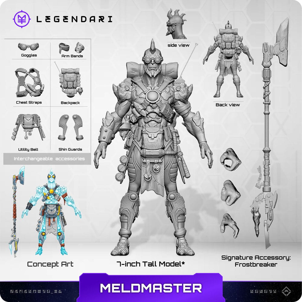 Legendari Actionfigur 1/10 Meld Master 18 cm - Z POP Toys