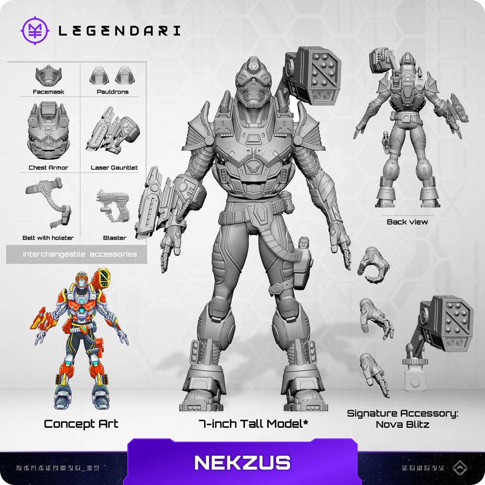 Legendari Actionfigur 1/10 Nekzus 18 cm - Z POP Toys