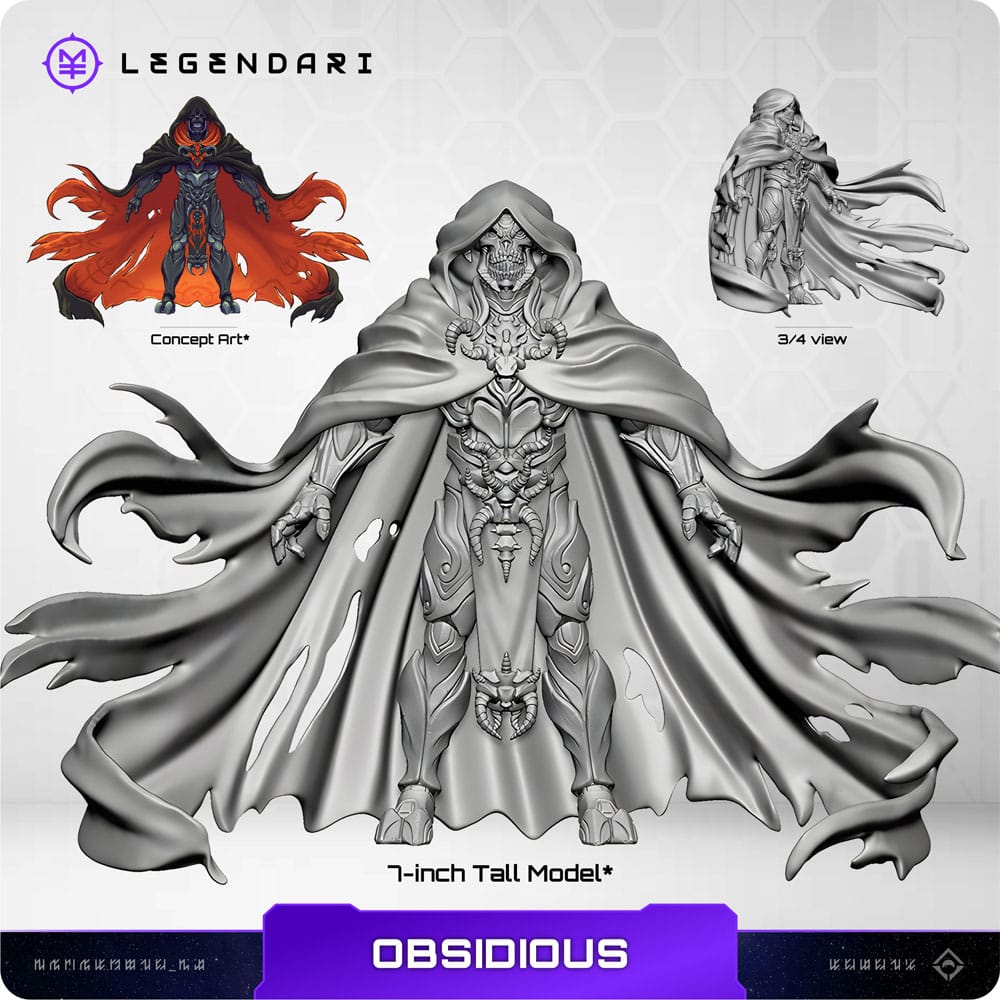 Legendari Actionfigur 1/10 Obsidious 18 cm - Z POP Toys