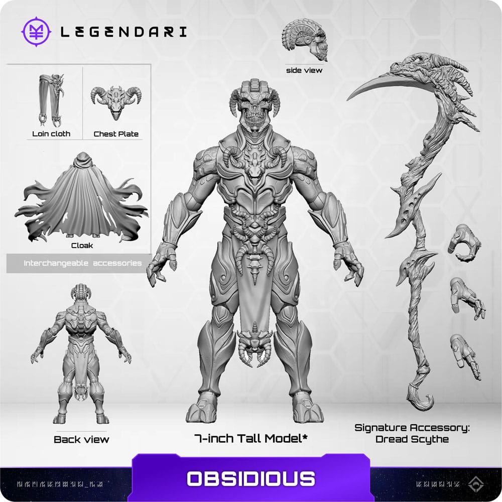 Legendari Actionfigur 1/10 Obsidious 18 cm - Z POP Toys