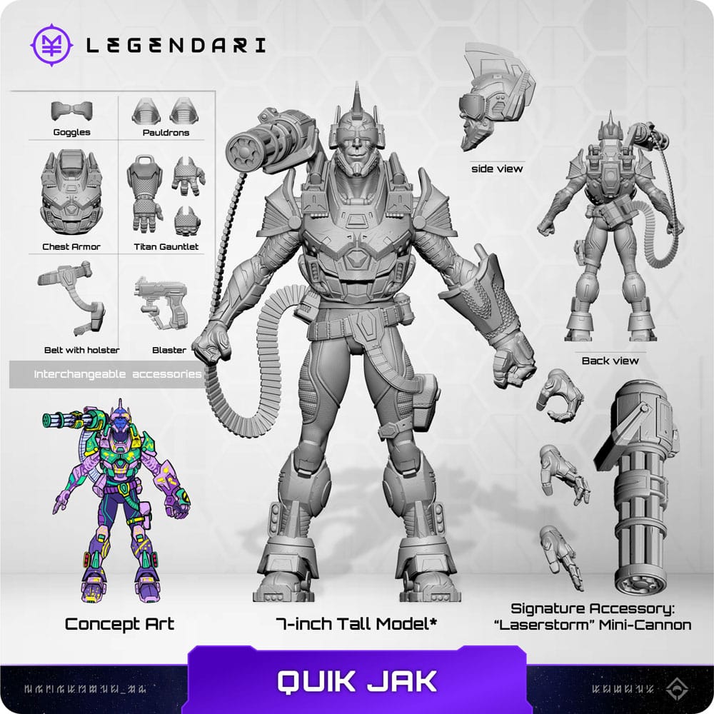 Legendari Actionfigur 1/10 Quik Jak 18 cm - Z POP Toys