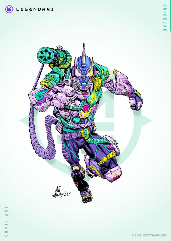 Legendari Actionfigur 1/10 Quik Jak 18 cm - Z POP Toys