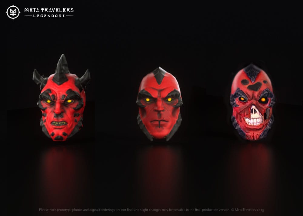 Legendari Accesorios Nibiru Villains Head Pack - Z POP Toys