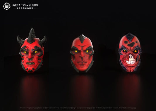 Legendari Accesorios Nibiru Villains Head Pack - Z POP Toys