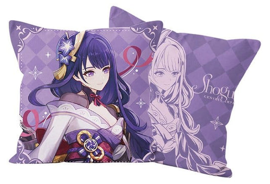 Genshin Impact Funda de Almohada Anniversary Celebration Series Raiden Shogun 6º Aniversario 45 x 45 cm