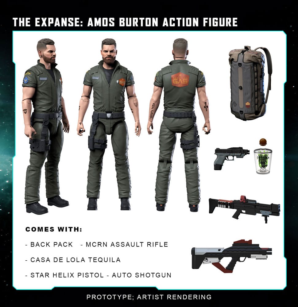 The Expanse Figura Amos Burton 20 cm - Z POP Toys