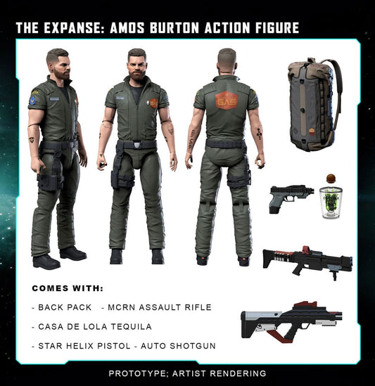 The Expanse Figura Amos Burton 20 cm - Z POP Toys