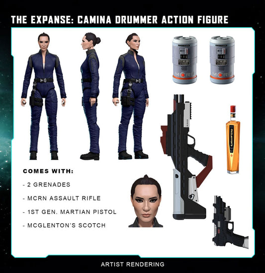 The Expanse Figura Camina Drummer 20 cm - Z POP Toys