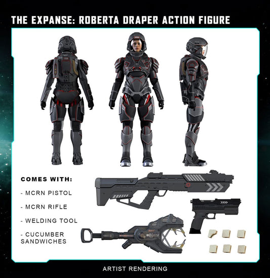 The Expanse Figura Roberta Draper 20 cm - Z POP Toys