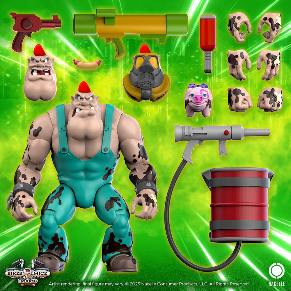 Los motorratones de Marte Figura Greasepit 18 cm - Z POP Toys