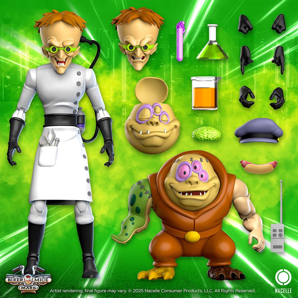 Los motorratones de Marte Figura Karbunkle & Fred The Mutant 23 cm - Z POP Toys