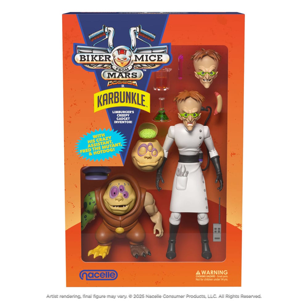 Los motorratones de Marte Figura Karbunkle & Fred The Mutant 23 cm - Z POP Toys