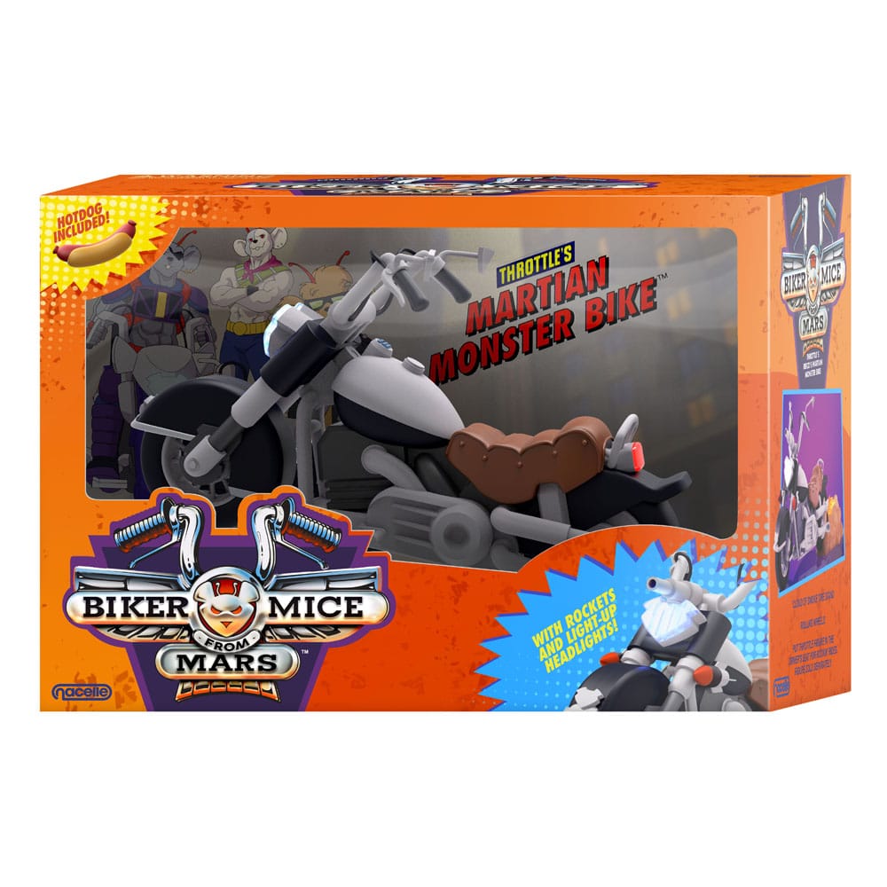 Los motorratones de Marte Vehículo Throttle's Martian Monster Bike 23 cm