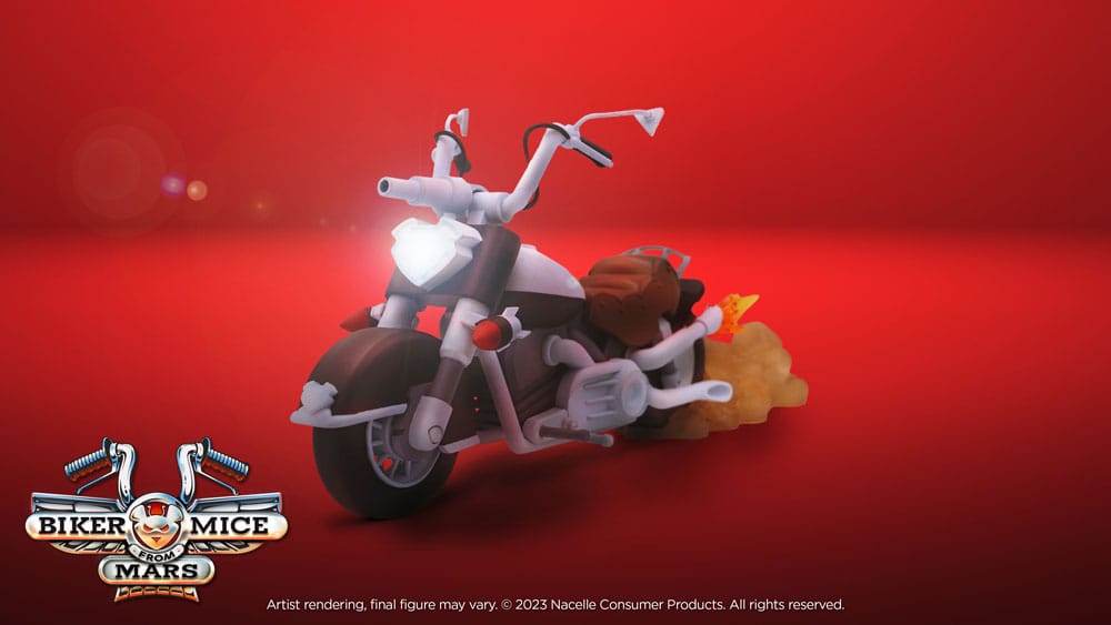 Los motorratones de Marte Vehículo Throttle's Martian Monster Bike 23 cm