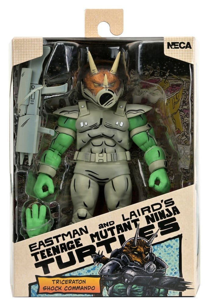 Tortugas Ninja (Mirage Comics) Figura Shock Commando Triceraton 18 cm