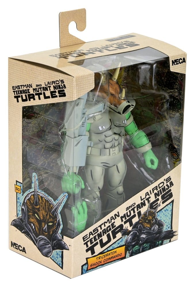 Tortugas Ninja (Mirage Comics) Figura Shock Commando Triceraton 18 cm