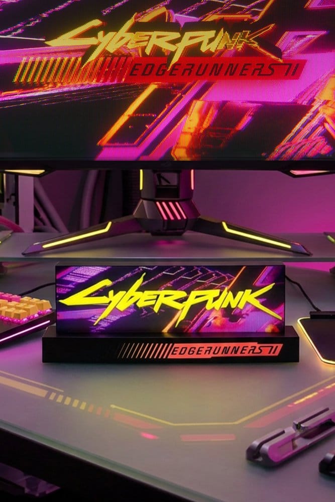 Cyberpunk: Edgerunners Lámpara Logo Edgerunner 2 8 cm