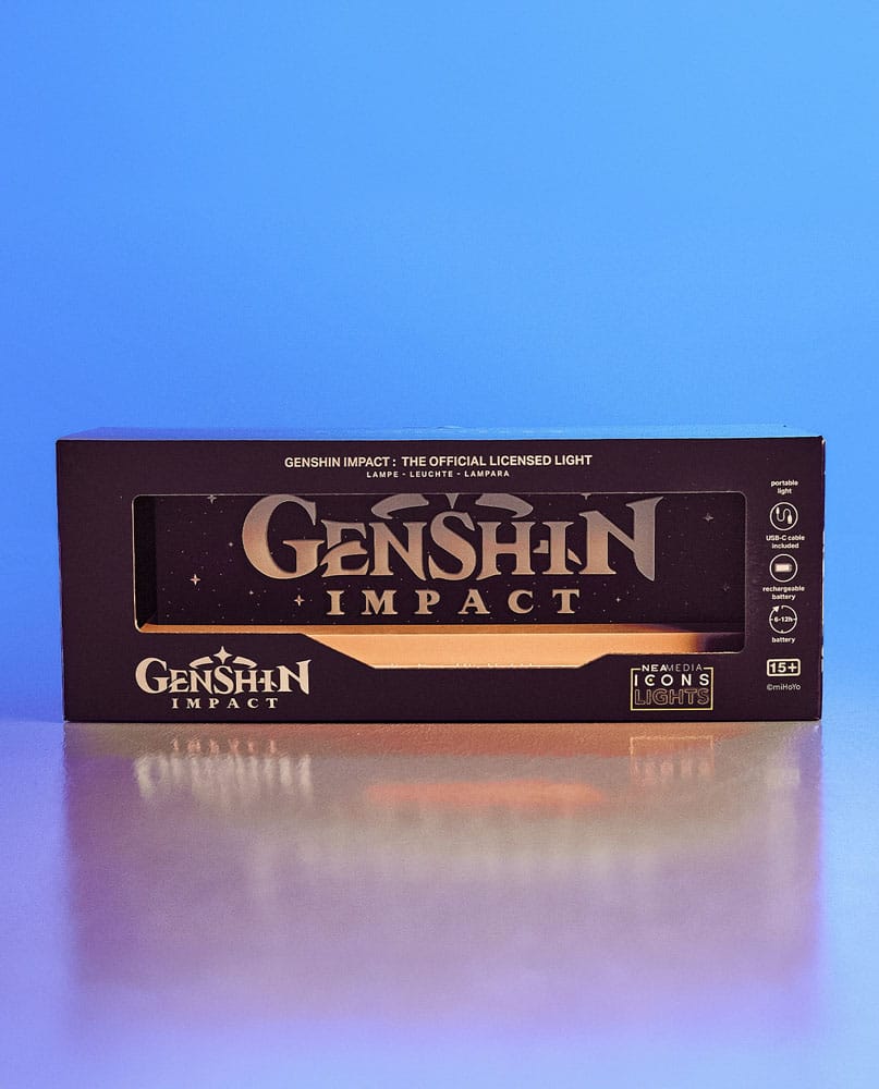 Genshin Impact Lámpara LED Logo 22 cm