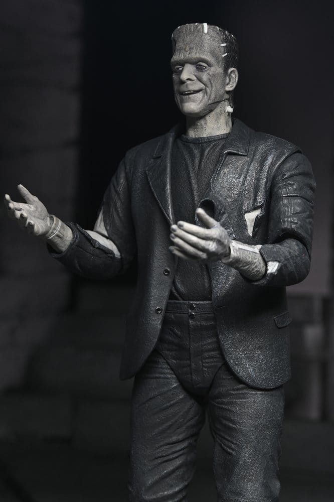 Universal Monsters Pack de 2 Figuras La novia de Frankenstein 90th Anniversary The Monster & His Mate (B&W) 18 cm