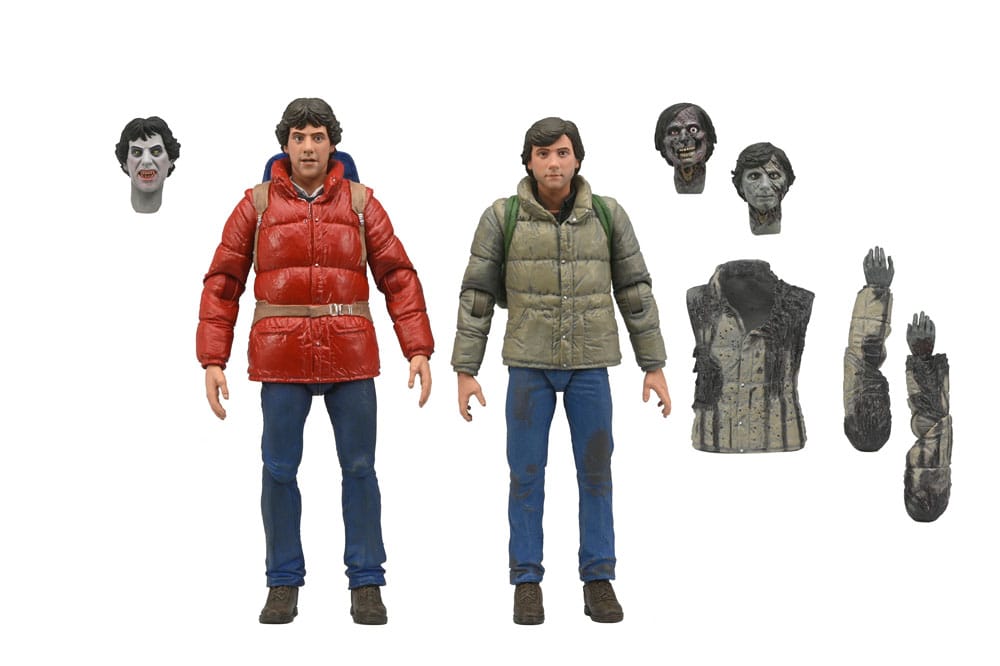Un Hombre Lobo Aamericano en Londres 2 pack Figuras Jack & David 18 cm - Z POP Toys
