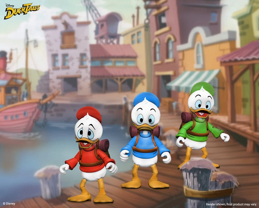 DuckTales Ultimate Figuras Pack de 3 Huey, Dewey, and Louie 18 cm