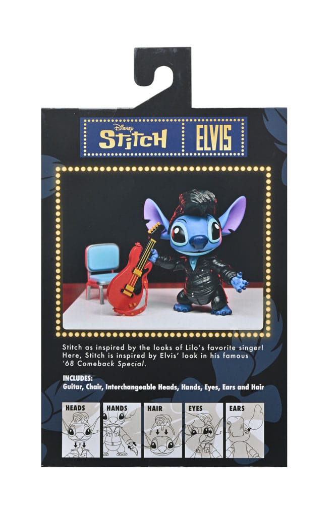 Lilo & Stitch Figura Ultimate Singer Elvis Stitch 7 cm