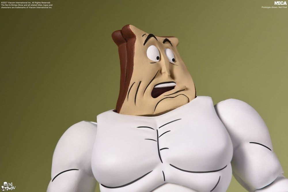 The Ren & Stimpy Show Figura Ultimate Powdered Toast Man 18 cm