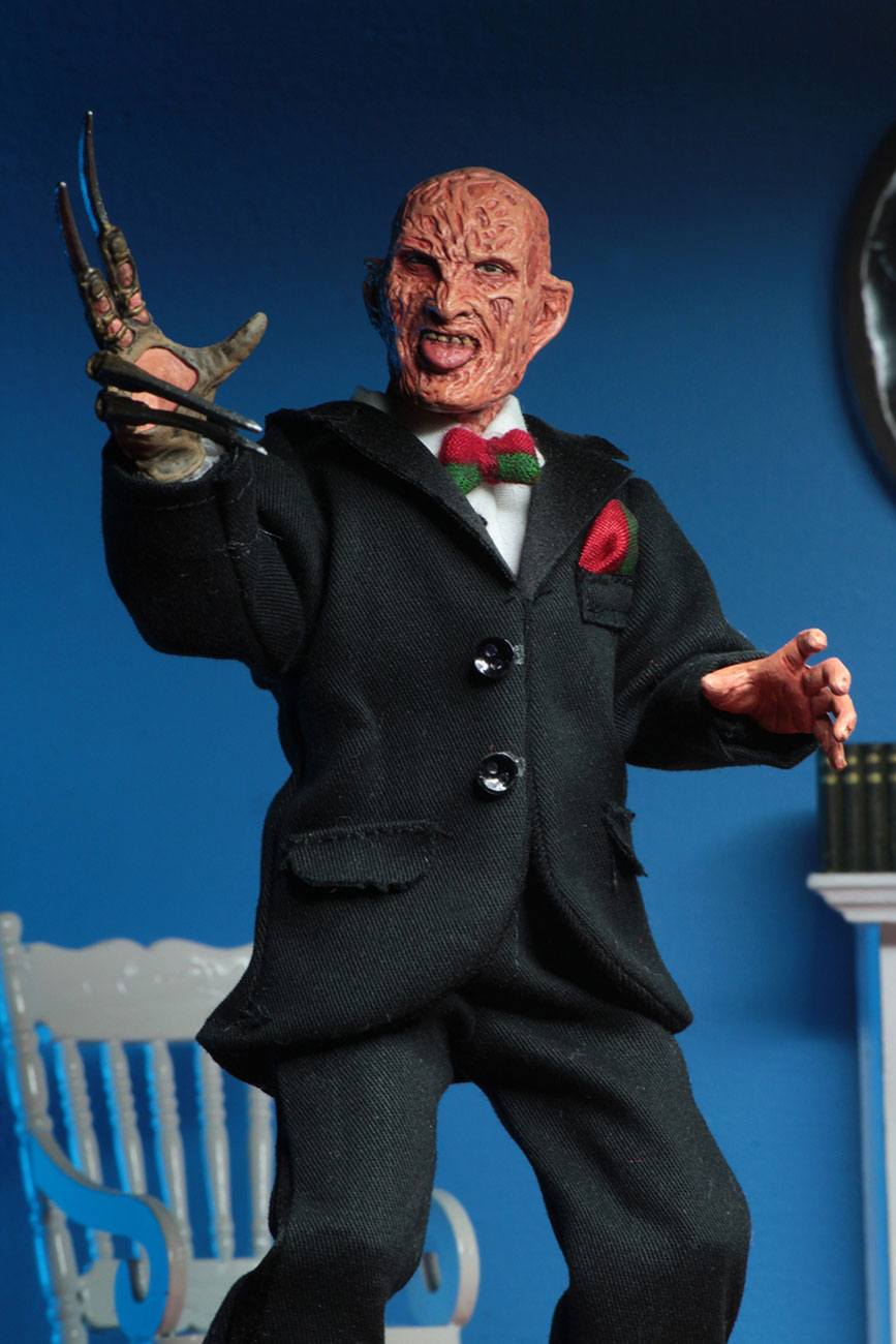 Nightmare on Elm Street Clothed Figura Tux Freddy 20 cm