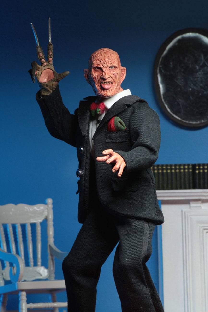 Nightmare on Elm Street Clothed Figura Tux Freddy 20 cm