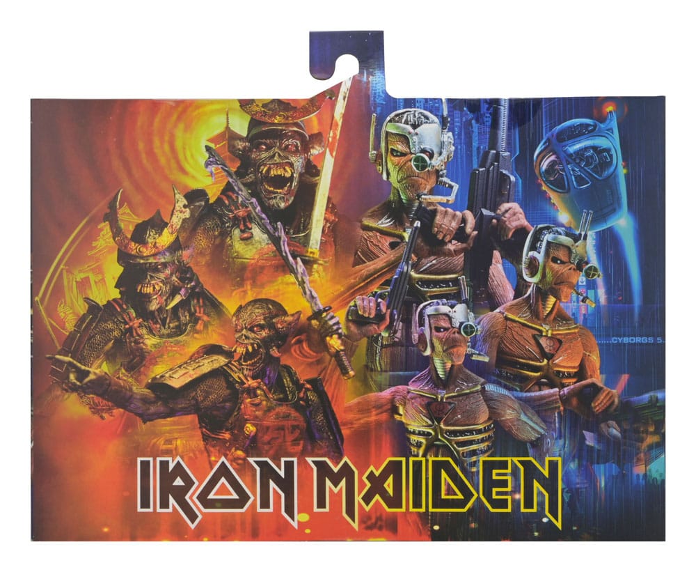 Iron Maiden Future Past World Tour Ultimate Figuras pack de 2 Senjutsu Eddie and Somewhere in Time Eddie 18 cm